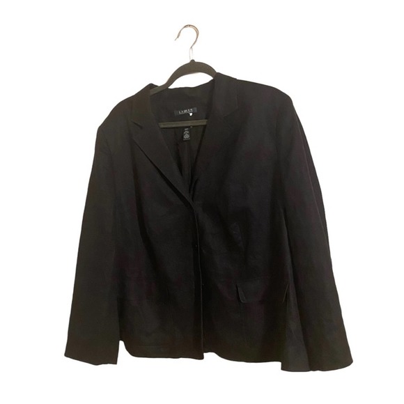 Lauren Ralph Lauren Jackets & Blazers - Lauren Ralph Lauren 100% Linen Black Blazer